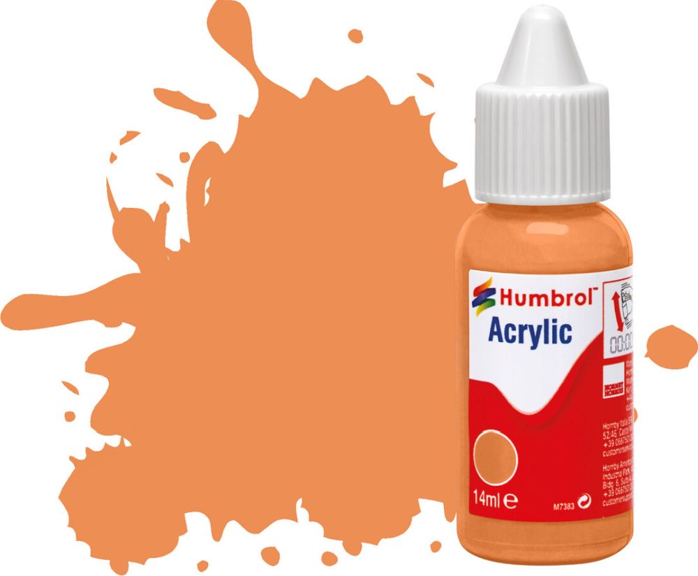 Available To Order – Flesh Matt Acrylic Paint Dropper Bottle 14ML Humbrol Model (HUM DB0061)