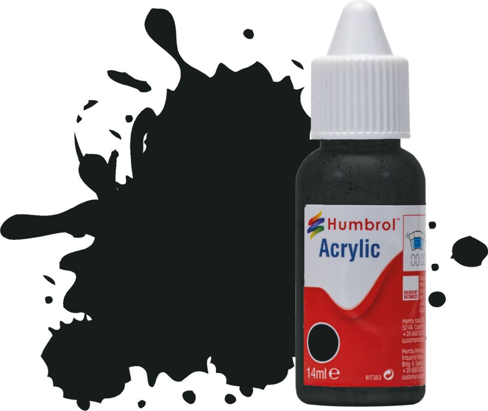 No 91 Black Green Matt 14ML Humbrol Model