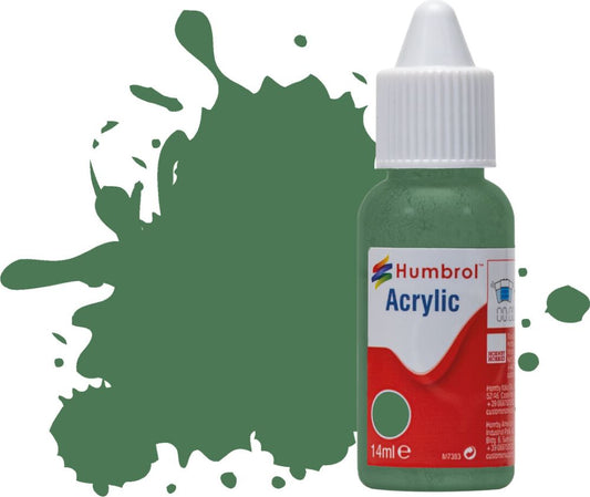 Available To Order – No 101 Mid Green   Matt 14ML Humbrol Model (HUM DB0101)