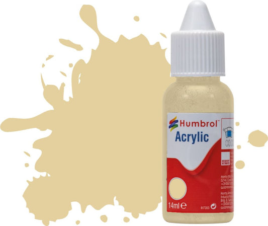 Available To Order – No 121 Pale Stone   Matt 14ML Humbrol Model (HUM DB0121)