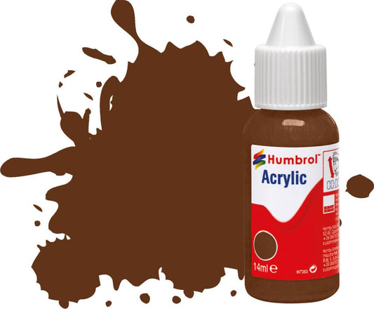 Available To Order – German Camouflage Red Matt Acrylic Paint Dropper Bottle 14ML Humbrol Model (HUM DB0160)