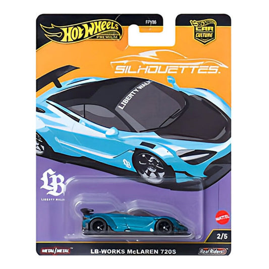 1:64 Hotwheels Silhouettes 2/5 LB Works McLaren 720S JBK47