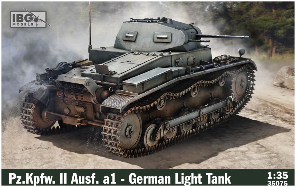 Available to Order – Pz.Kpfw. II Ausf. A1 German Light Tank 1:35 (IBG 35075)