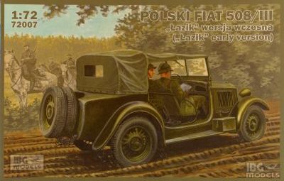 Polski Fiat 508/III 'Lazik' Wersja Wczesna ('Lazik' Early Version) 1:72 – diecast model