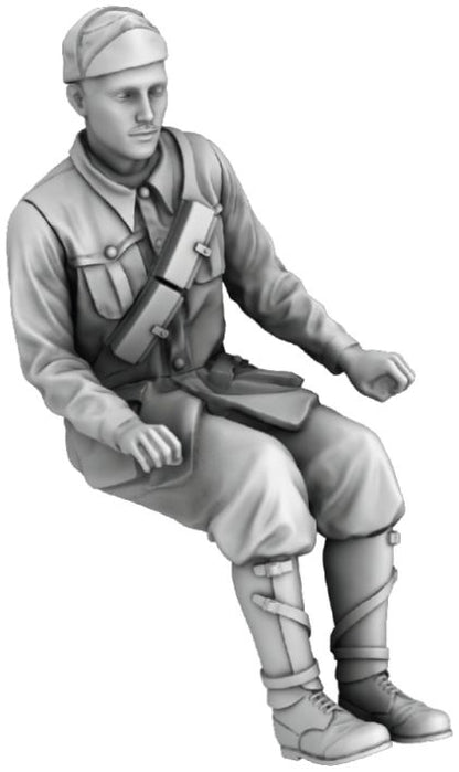 Italian Army 3Ro Truck Driver (3D Printed - 1 Figure) 1:72 – diecast model