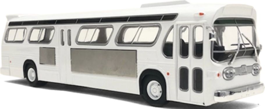Available to Order – GM TDH 5303 Transit Bus Blank White 1:43 (ICO 430190)