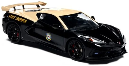 Available To Order – Chevrolet Corvette C8 Interceptor: Florida Highway Patrol (FHP) 2023 1:43 Iconic Replicas Model (ICO 430660)