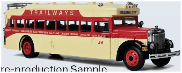 Available to Order – Mack BK Coach 1935: Trailways 1:50 (ICO 500491)