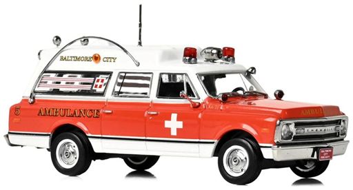 Available To Order – Chevrolet C-10 Ambulance: Baltimore City 1:50 (ICO 500550)