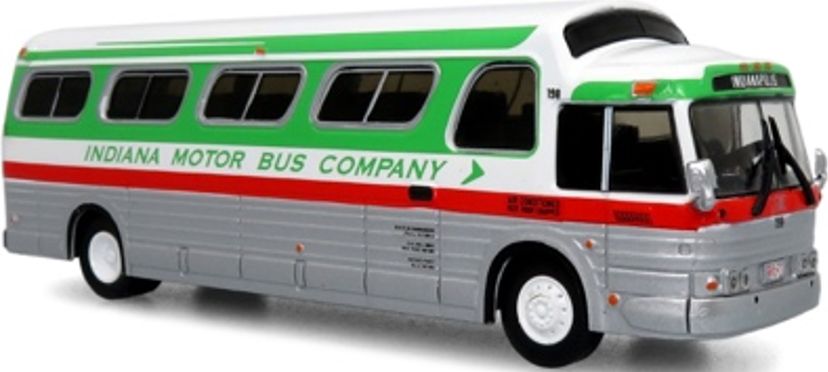 GM PD4107 'Buffalo' Coach 1966 Indiana Motor Coach Company Destination Indiana 1:87 – diecast model