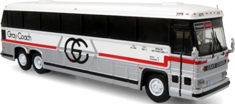 MCI MC-9 Crusader II Coach Gray Coach 1:87 – diecast model