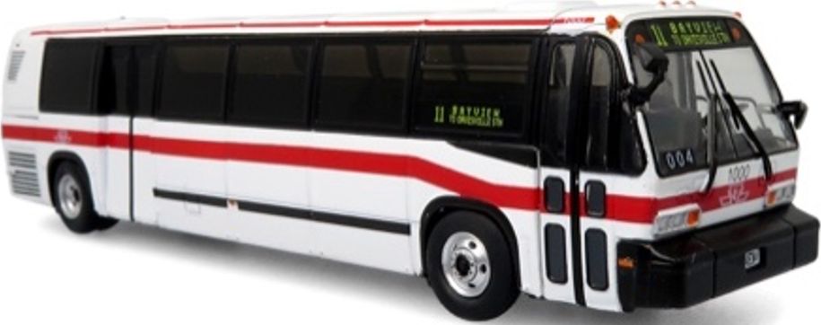 TMC RTS Transit Bus 1999 TTC Toronto Transit Commission 11 Bayview/Davisville 1:87 – diecast model