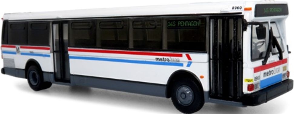 Grumman 870 Transit Bus 1980 WMATA Washington Metropolitan 16S Pentagon 1:87 – diecast model