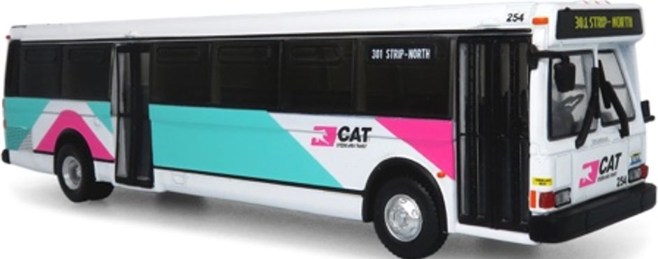 Grumman 870 Transit Bus Las Vegas CAT Citizens Area Transit 301 Strip North 1:87 – diecast model