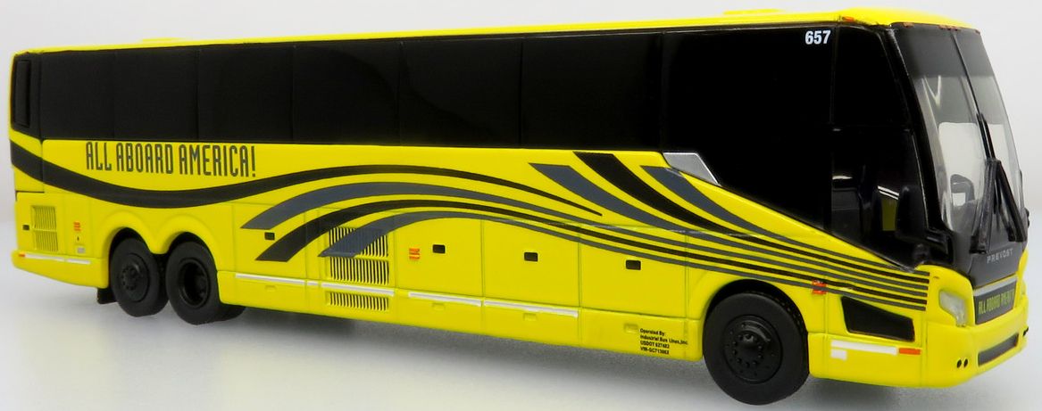 Prevost H3-45 Coach All Aboard America 1:87 – diecast model