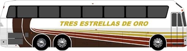 Eagle Model 10 Coach Tres Estrellas de Oro 1:87