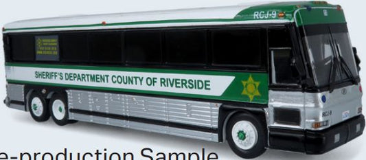 MCI D4000 Coach Riverside County Sheriff Bus 1:87 – diecast model