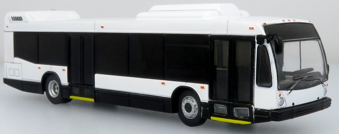 Nova Bus LFSD Transit Bus Blank White 1:87 – diecast model