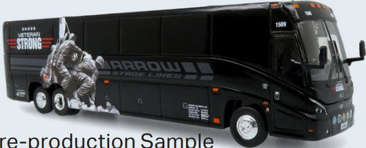 MCI J4500 Coach Arrow/Veterans 1:87 – diecast model