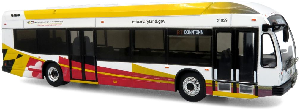 Nova Bus LFSH Transit Bus MTA Maryland 1:87 – diecast model