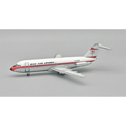 Inflight 200 1:200 DAN-AIR LONDON BAC 111-401AK ONE-ELEVEN G-AXCP POLISHED WITH STAND