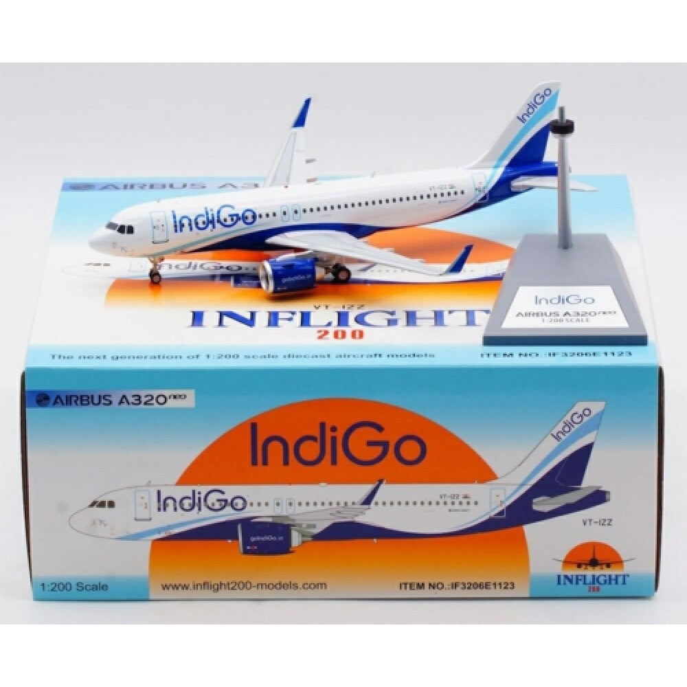 Inflight 200 1:200 INDIGO AIRBUS A320-271N VT-IZZ WITH STAND