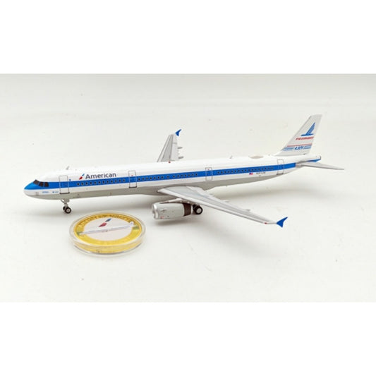 Inflight 200 1:200 AMERICAN AIRLINES AIRBUS A321-231 N581UW WITH STAND AND COLLECTORS COIN