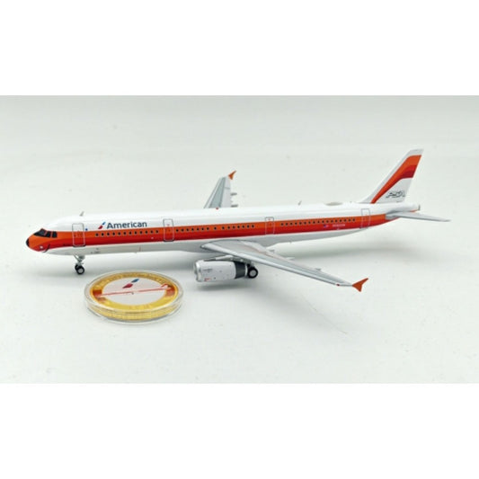 Inflight 200 1:200 AMERICAN AIRLINES AIRBUS A321-231 N582UW WITH STAND AND COLLECTORS COIN