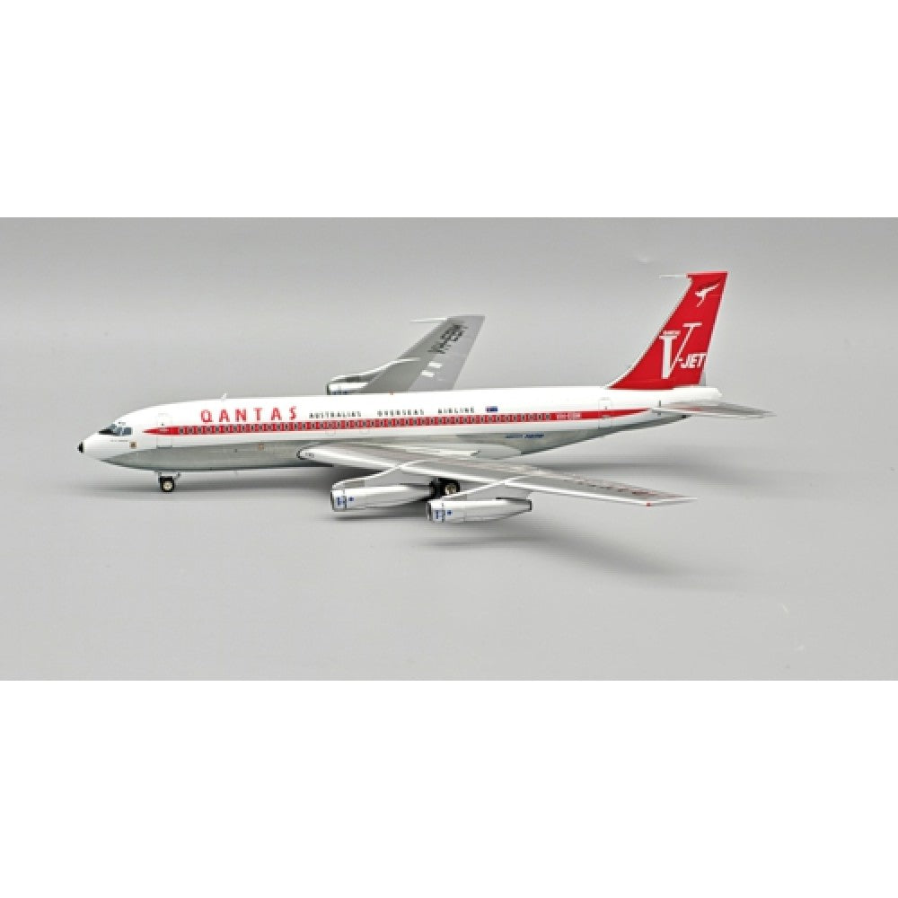 Inflight 200 1:200 QANTAS BOEING 707-100 VH-EBM CITY OF LAUNCESTON WITH STAND