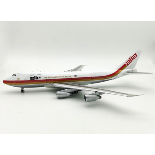 Inflight 200 1:200 ALIA - ROYAL JORDANIAN AIRLINE BOEING 747-200 JY-AFA WITH STAND