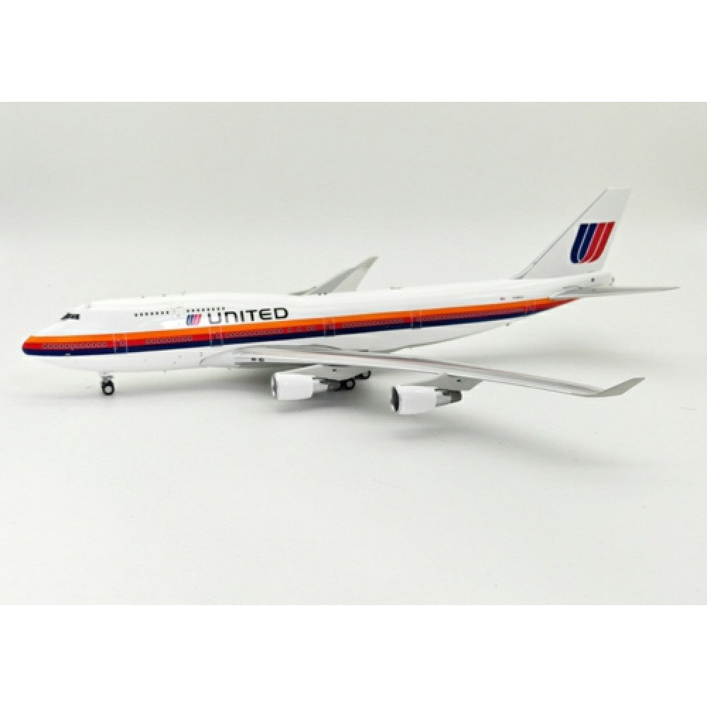 Inflight 200 1:200 UNITED AIRLINES BOEING 747-422 N186UA WITH STAND