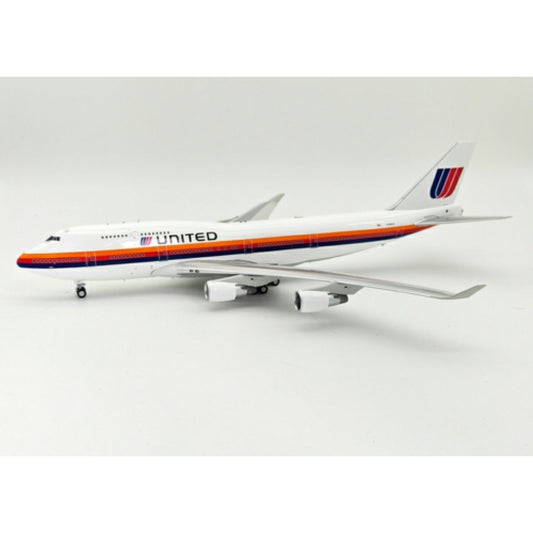 Inflight 200 1:200 UNITED AIRLINES BOEING 747-422 N186UA WITH STAND