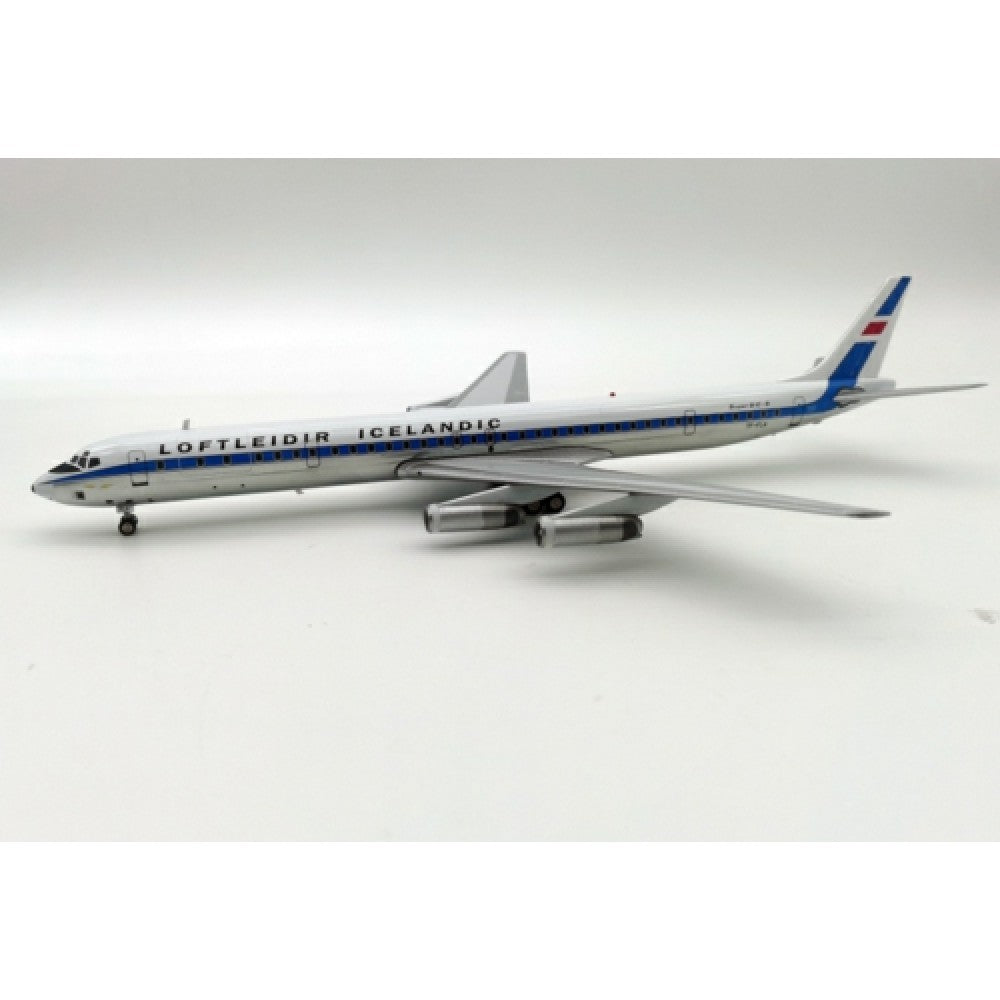 Inflight 200 1:200 LOFTLEIDIR - ICELANDIC AIRLINES DC-8-63CF TF-FLA WITH STAND