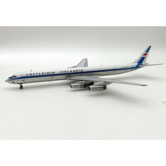 Inflight 200 1:200 LOFTLEIDIR - ICELANDIC AIRLINES DC-8-63CF TF-FLA WITH STAND
