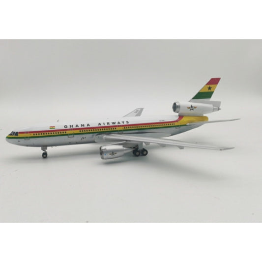 Available To Order – IFDC10GH0622P - 1:200 GHANA AIRWAYS 9G-ANA MCDONNELL DOUGLAS DC-10-30 POLISHED INFLIGHT 200 Model (IFDC10GH0622P)