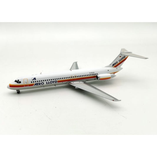 Inflight 200 1:200 AERO LLOYD MCDONNELL DOUGLAS DC-9-32 D-ALLA WITH STAND