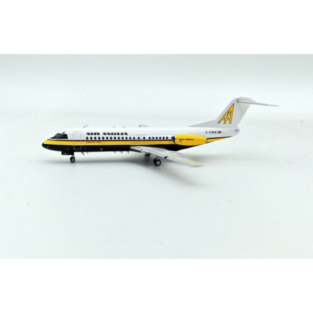 Inflight 200 1:200 AIR ANGLIA FOKKER F-28-4000 FELLOWSHIP G-JCWW WITH STAND