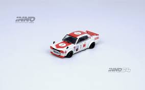 1:64 INNO64 Nissan Skyline 2000 GT-R (KPGC10) #1 Takahashi Kunimitsu Fuji Masters 250Km 1971 IN64-KPGC10-FM1971