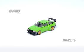 1:64 INNO64 IN64-AE86PL-GRN TOYOTA AE86 LEVIN PANDEM ROCKET BUNNY GREEN