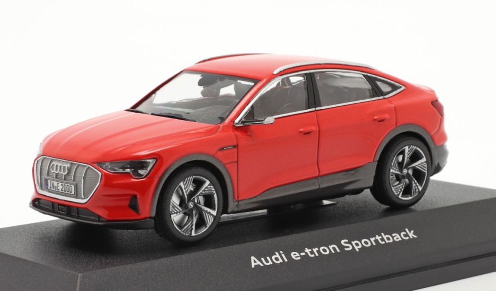 Available To Order – Audi e-tron Sportback 2020 Catalunya Red 1:43 iScale Model (ISC 4300110)