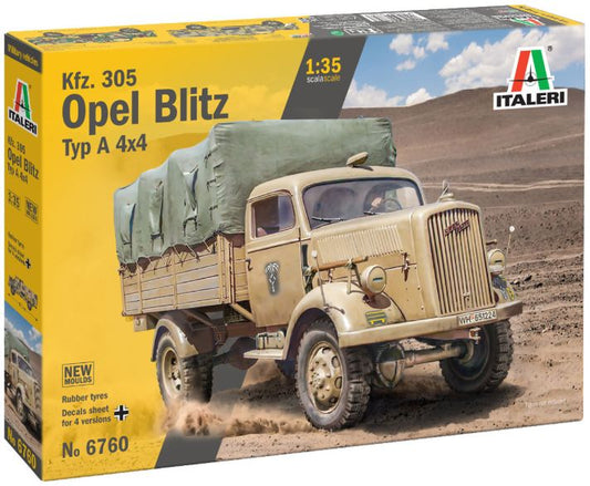 Kfz. 305 Opel Blitz Typ A 4x4 1:35 Italeri Plastic Kits Model