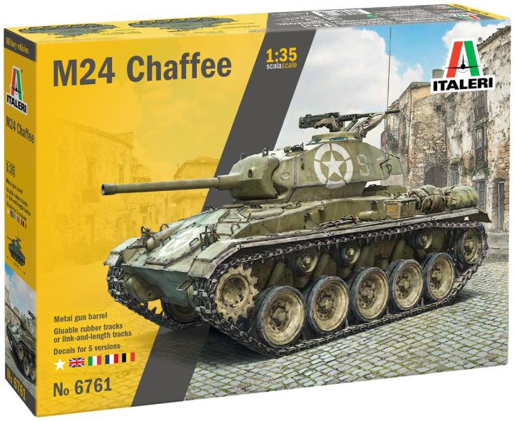 Available to Order – M24 Chaffee 1:35 Italeri Plastic Kits Model (ITA 6761)