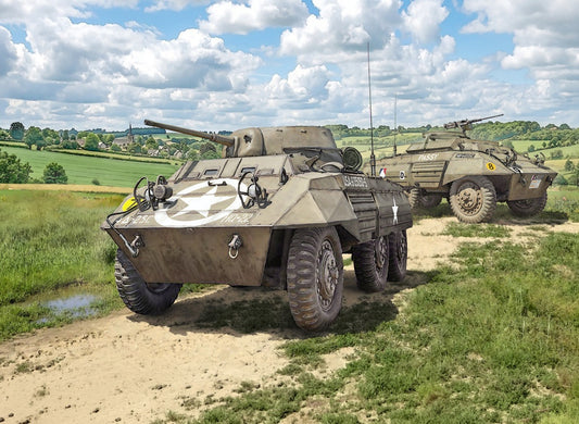 M8 Greyhound / M20 1:72 Italeri Plastic Kits Model