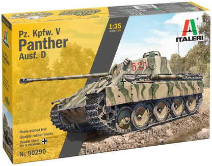 Pz. Kpfw. V Panther Ausf. D 1:35 Italeri Plastic Kits Model