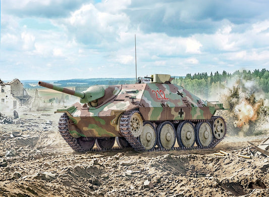 Jagdpanzer 38(t) Hetzer 1:35 Italeri Plastic Kits Model