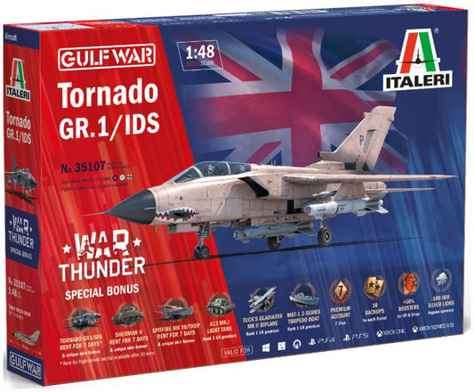 Tornado GR.1/IDS Gulf War 1:48 Italeri Plastic Kits Model