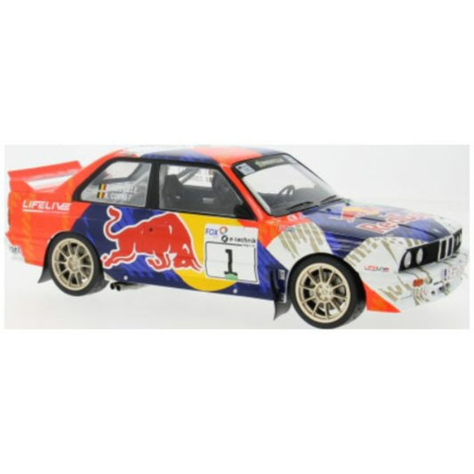 PRE ORDER STOCKS DUE DECEMBER 2025 / JANUARY 2026 1:18 IXO IX18RMC239 BMW M3 (E30) LEGEND BOUCLES DE SPA 2025 NO.1 T.NEUVILLE/A.CORNET