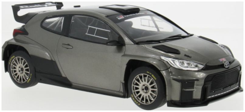 Available to Order – Toyota GR Yaris Rally2 Grey 2024 1:18 (IXO 18CMC210)