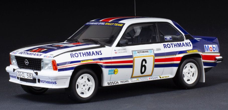 Available to Order – Opel Ascona B 400 #6 Rally Acropolis 1982 H.Toivonen/F.Gallagher 1:18 (IXO 18RMC097B)