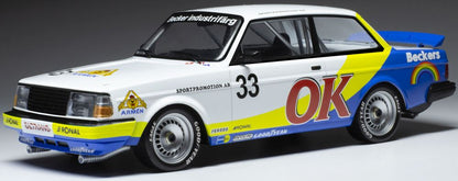 Available to Order – Volvo 240 Turbo #33 OK ETCC Zolder 1985 P-G.Andersson/G.Petersson 1:18 (IXO 18RMC105B)